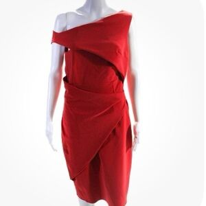 Chiara Boni Silvietta Dress in Classic Red
